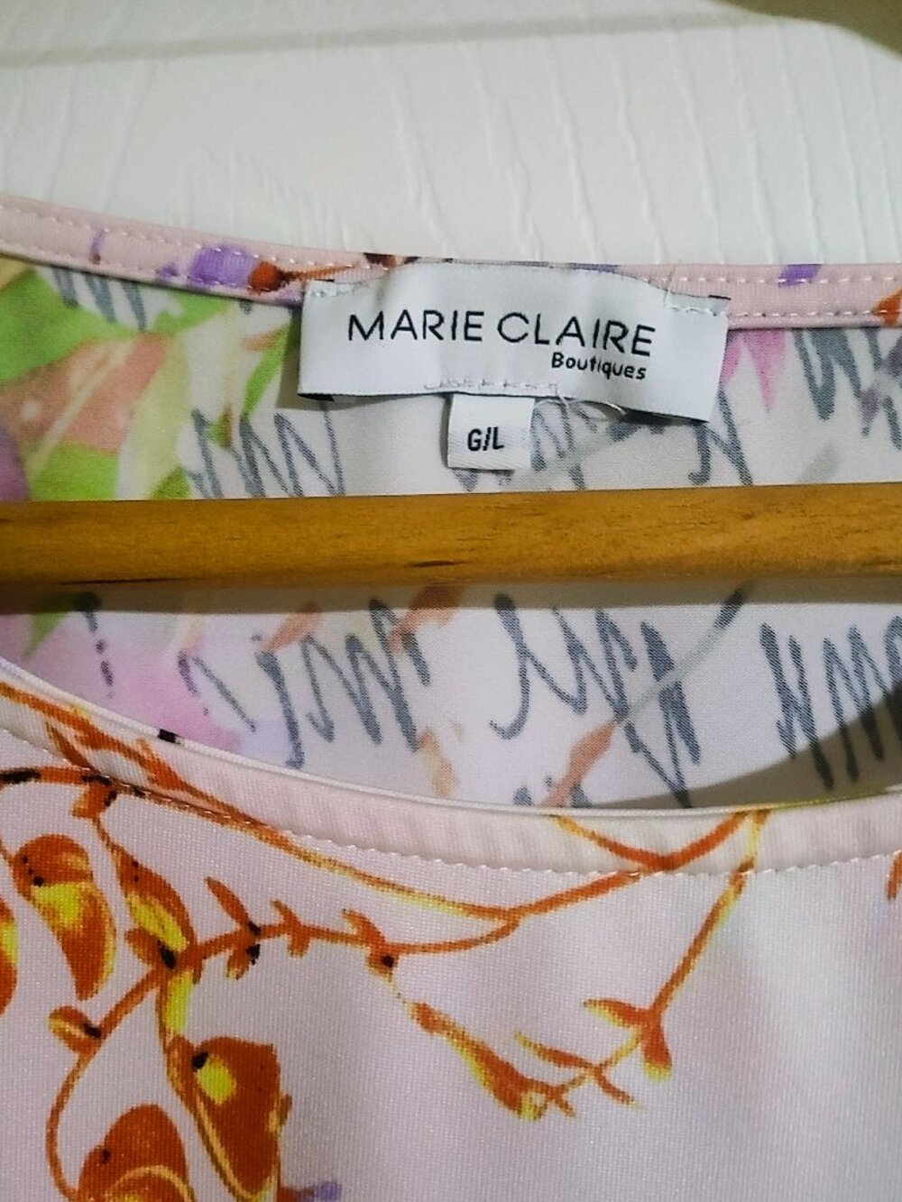 Marie Claire Large patterned top